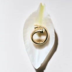 Bague Antigone - Nacre blanche