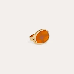 Bague Aura mini - Cornaline