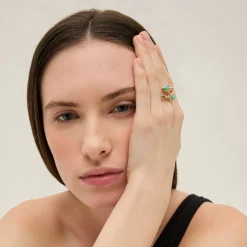 Bague Duality Amore - Turquoise