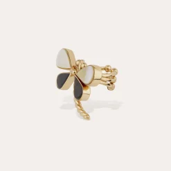 Bague Libelula - Nacre Blanche
