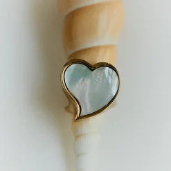 Bague Mirage Coeur - Nacre blanche