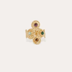 Bague Mistral Liane - Malachite