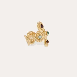 Bague Mistral Liane - Malachite