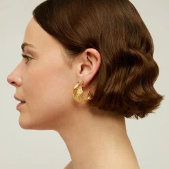 Boucle d'oreilles créoles Wave