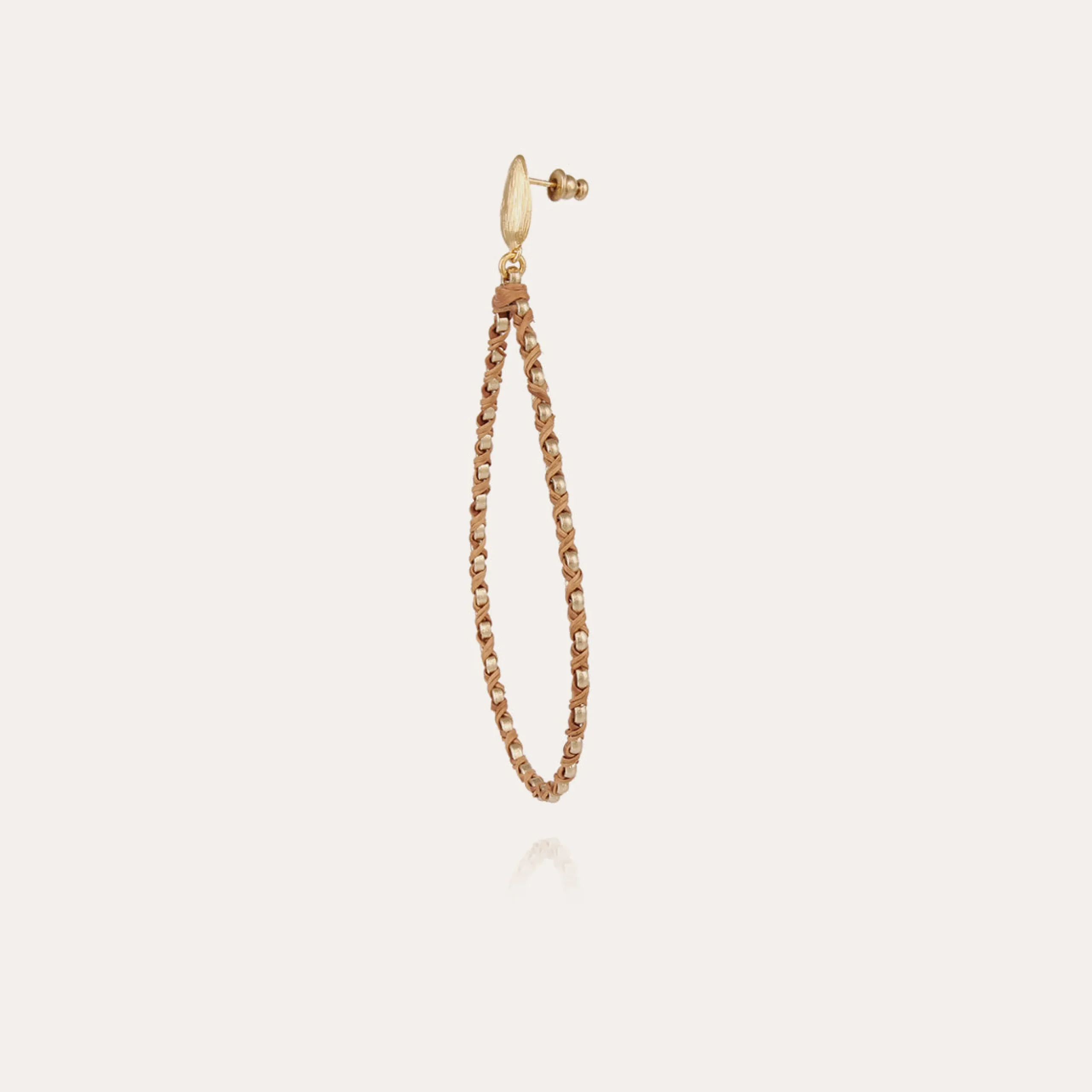 Boucles d'oreilles Beyby grand modèle - Osier