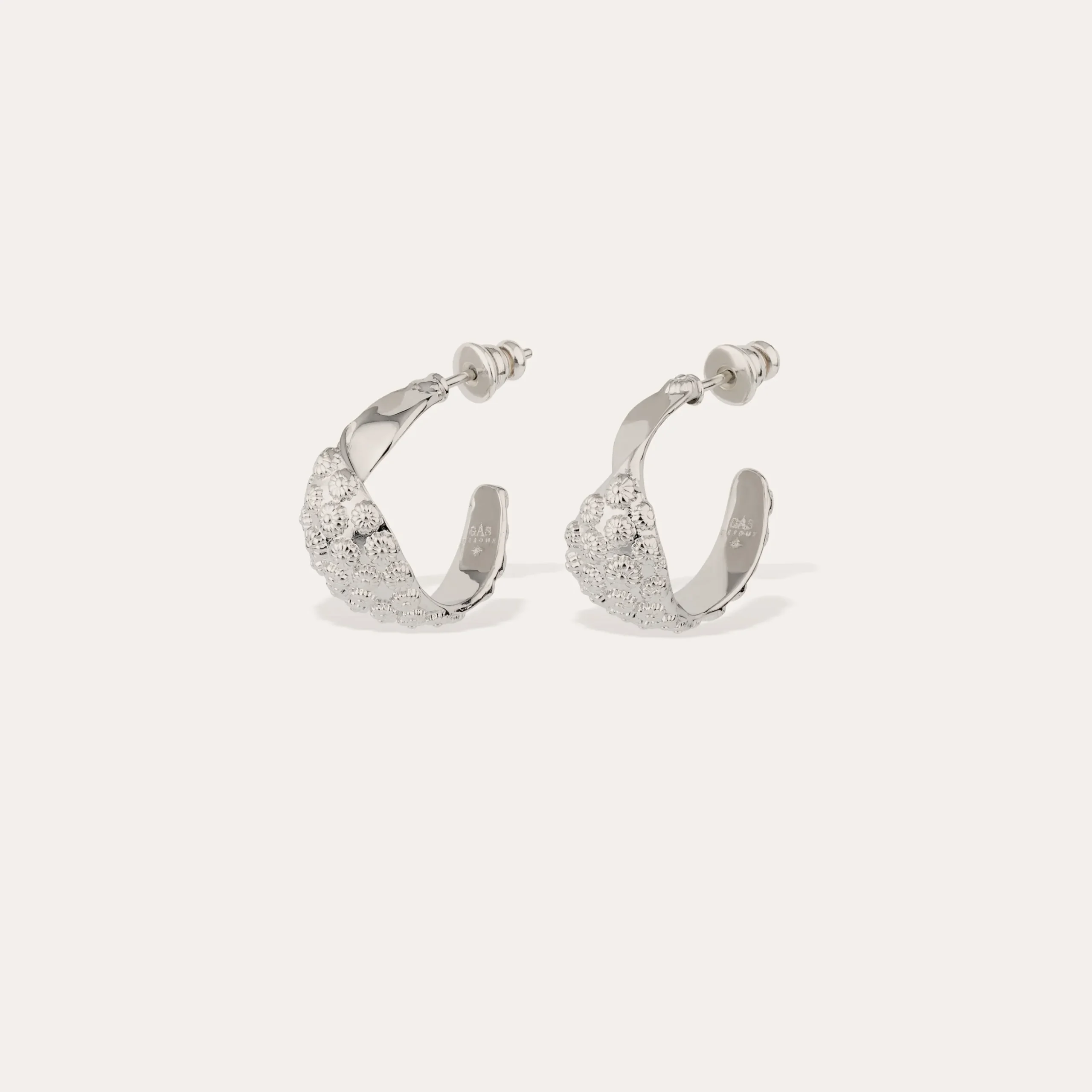 Boucles d'oreilles créoles Almara petit modèle