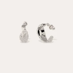 Boucles d'oreilles créoles Almara petit modèle