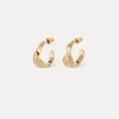 Boucles d'oreilles créoles Almara petit modèle