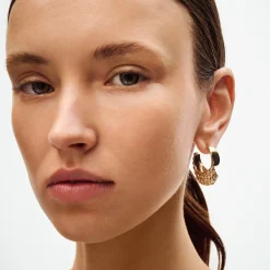 Boucles d'oreilles créoles Almara petit modèle