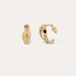 Boucles d'oreilles créoles Almara petit modèle