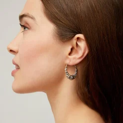 Boucles d'oreilles créoles Aloha mini