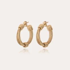 Boucles d'oreilles créoles Ariane petit modèle