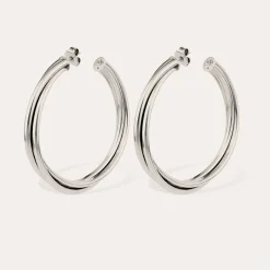 Boucles d'oreilles créoles Atik grand modèle
