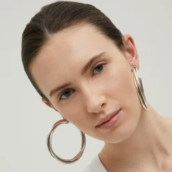 Boucles d'oreilles créoles Atik grand modèle