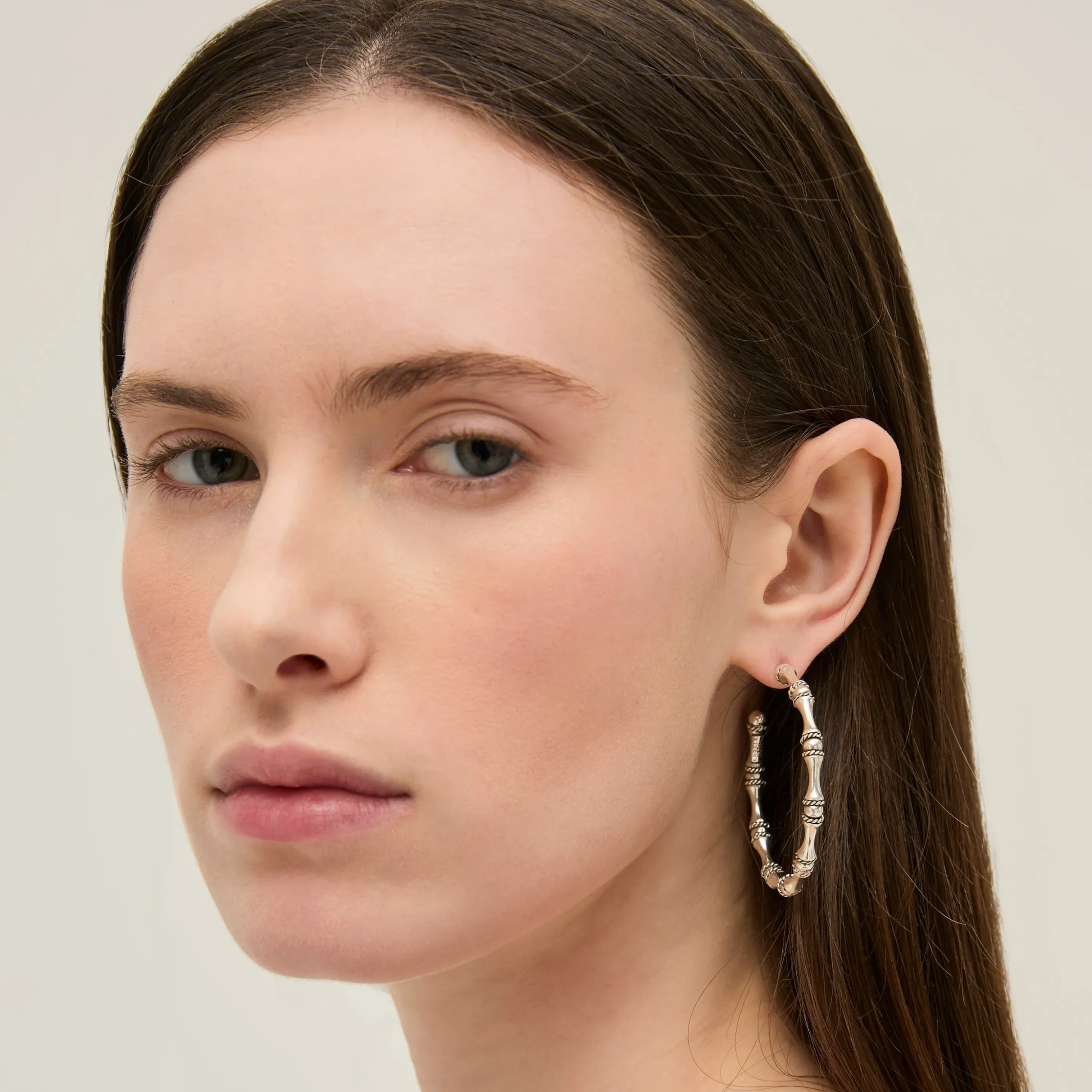 Boucles d'oreilles créoles Bambou