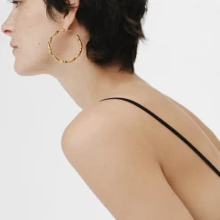 Boucles d'oreilles créoles Bambou