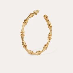 Boucles d'oreilles créoles Bambou