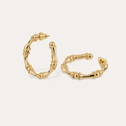 Boucles d'oreilles créoles Bambou mini
