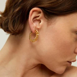 Boucles d'oreilles créoles Bronxy