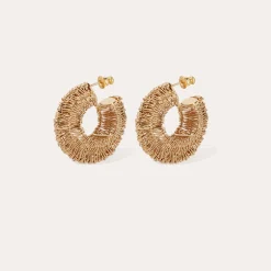 Boucles d'oreilles créoles Crocus Filea petit modèle