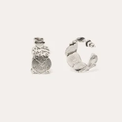 Boucles d'oreilles créoles Cuore petit modèle