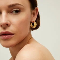 Boucles d'oreilles créoles Cuore petit modèle