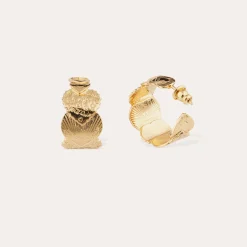 Boucles d'oreilles créoles Cuore petit modèle