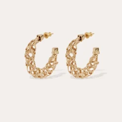 Boucles d'oreilles créoles Fileo petit modèle