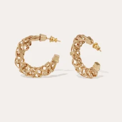 Boucles d'oreilles créoles Fileo petit modèle