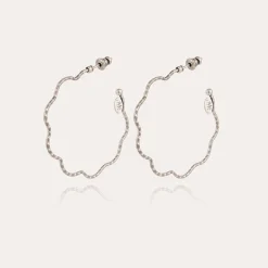 Boucles d'oreilles créoles Florette petit modèle