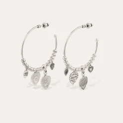 Boucles d'oreilles créoles "I Love you" mini