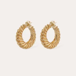 Boucles d'oreilles créoles Kontiki