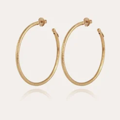 Boucles d'oreilles créoles Maori grand modèle