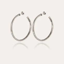 Boucles d'oreilles créoles Maori petit modèle