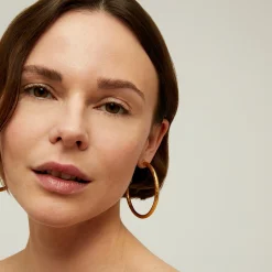 Boucles d'oreilles créoles Maori petit modèle