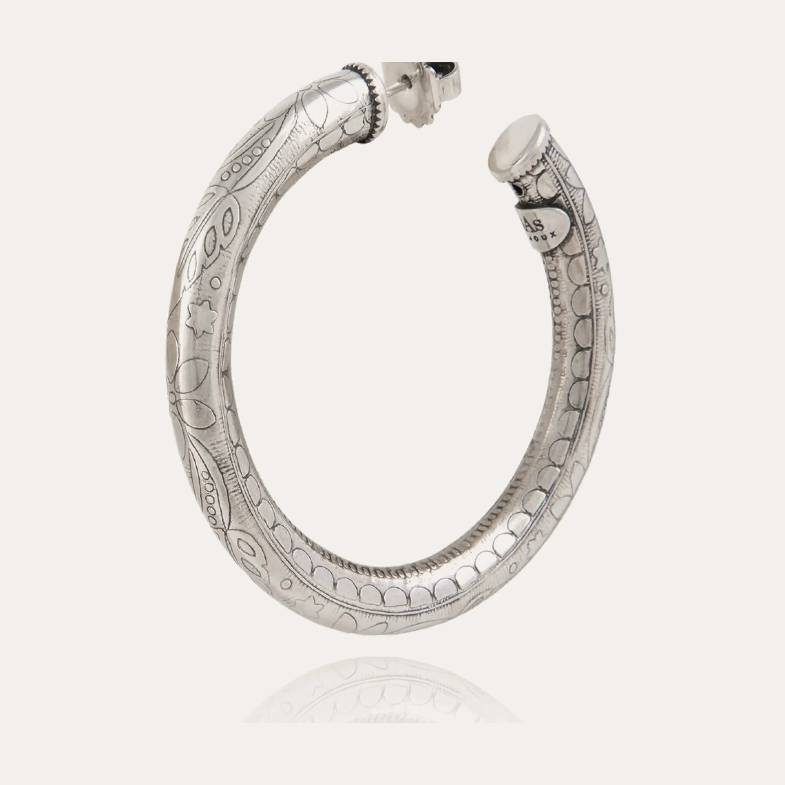 Boucles d'oreilles créoles Maoro petit modèle