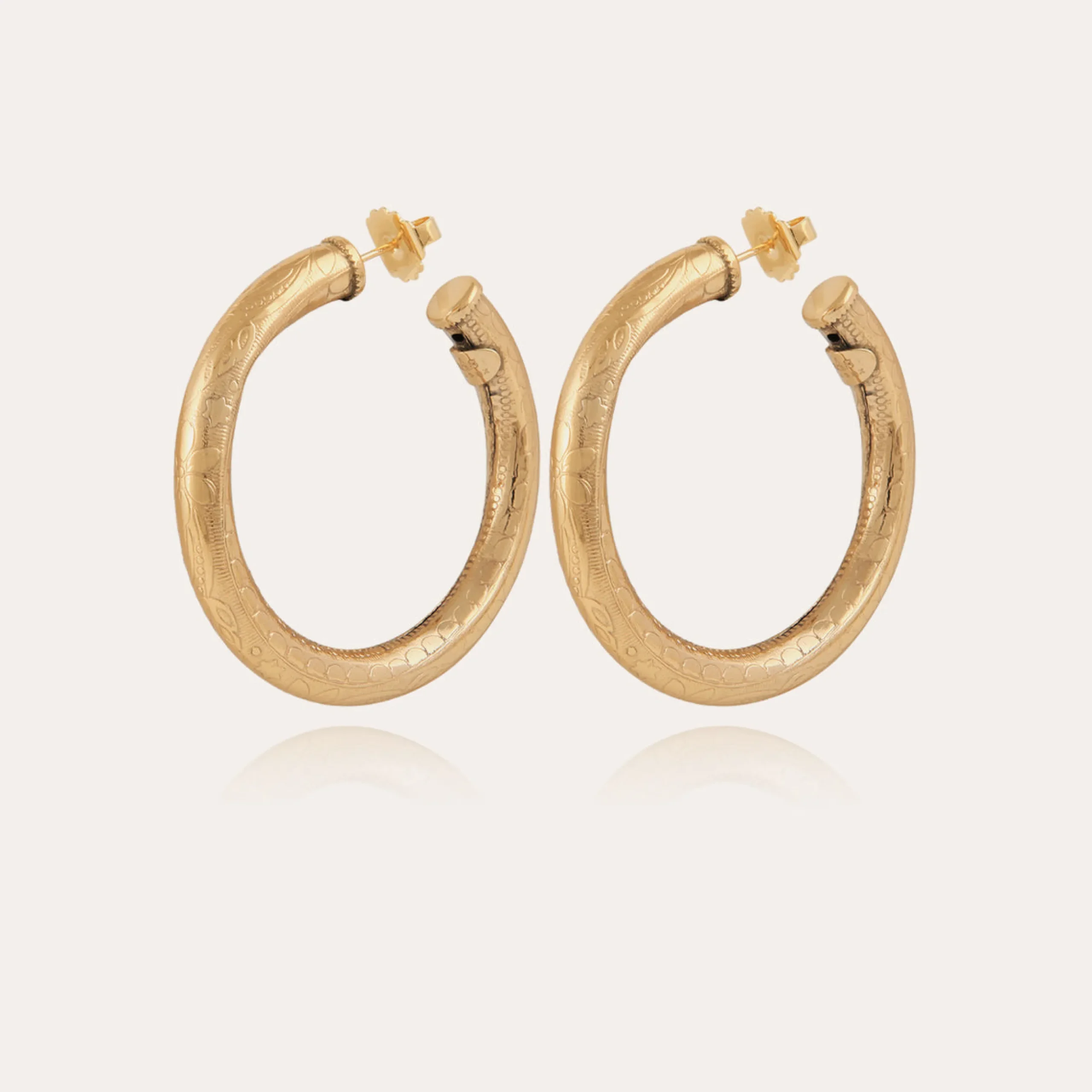 Boucles d'oreilles créoles Maoro petit modèle