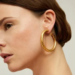 Boucles d'oreilles créoles Maoro petit modèle