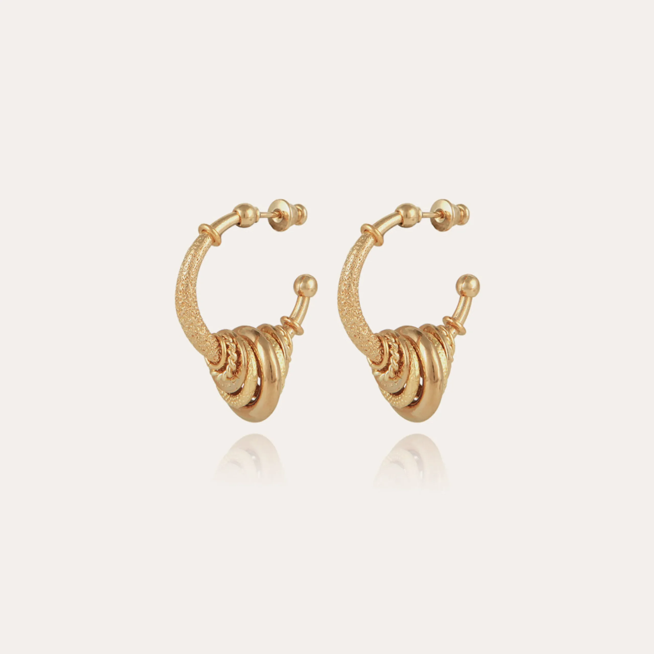 Boucles d'oreilles créoles Maranzana petit modèle
