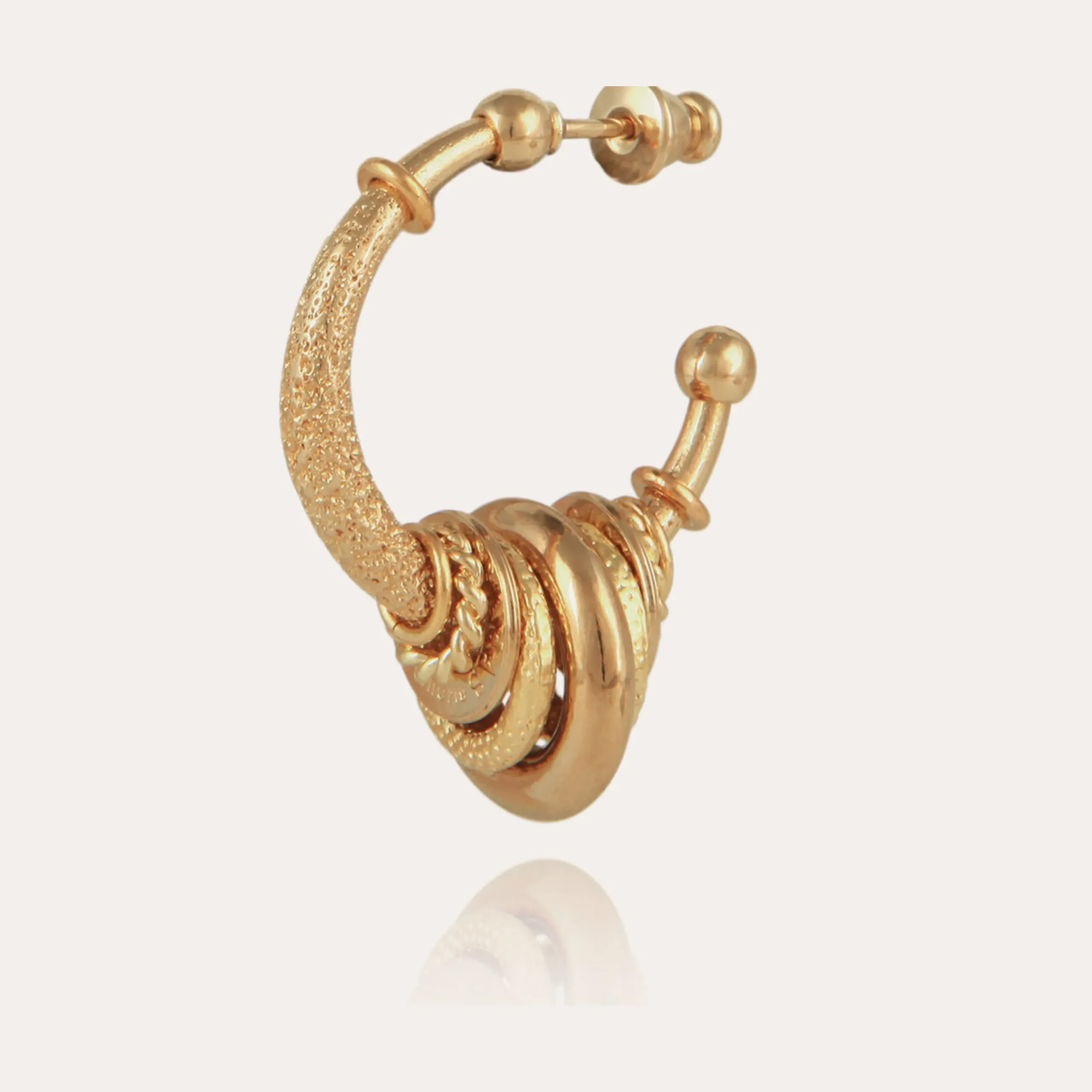 Boucles d'oreilles créoles Maranzana petit modèle