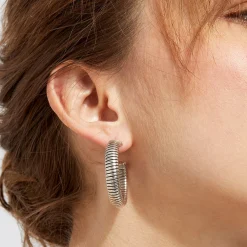 Boucles d'oreilles créoles Milo petit modèle