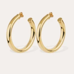 Boucles d'oreilles créoles Turner grand modèle