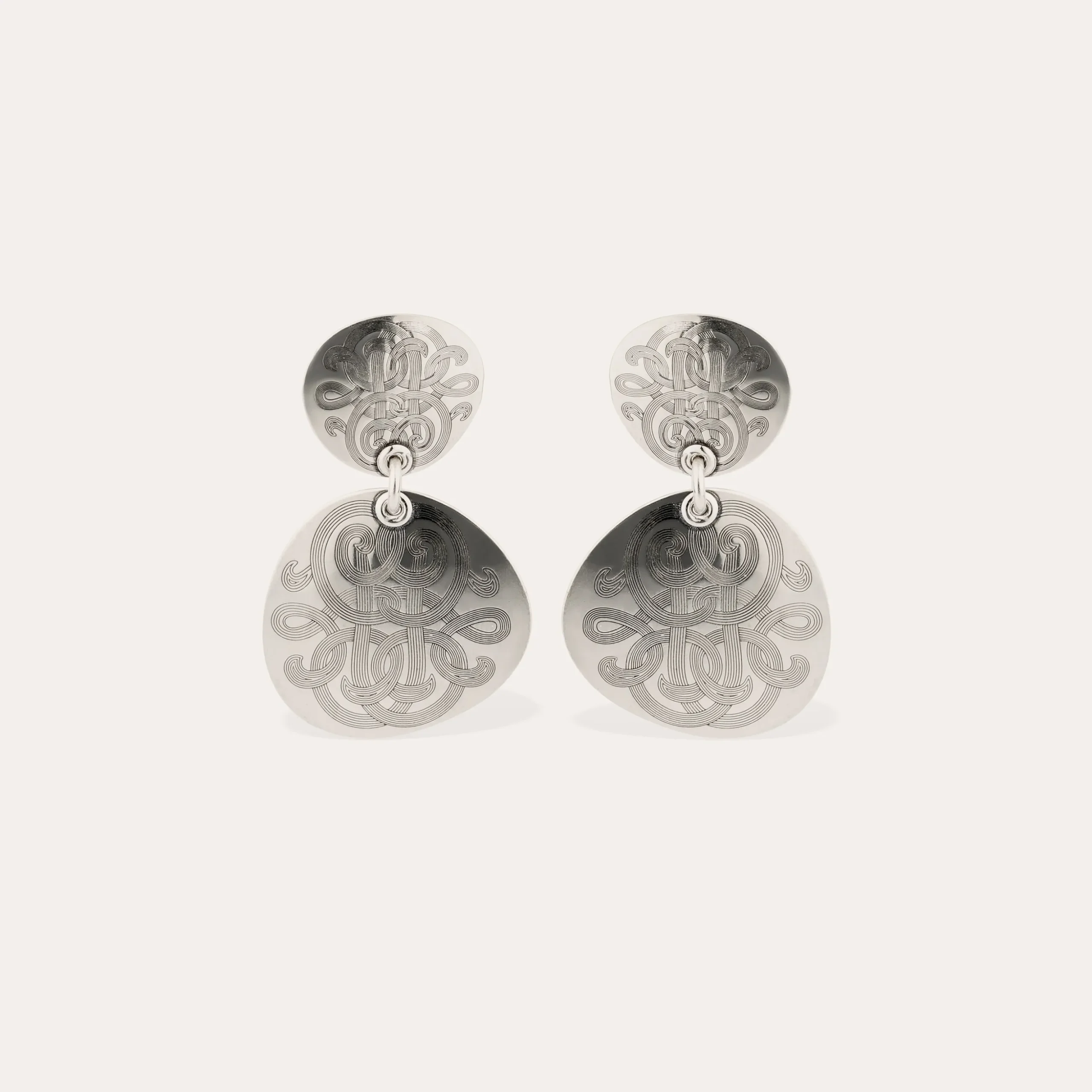 Boucles d'oreilles Diva double petit modèle