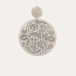 Boucles d'oreilles Diva strass grand modèle