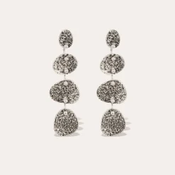 Boucles d'oreilles Eclipse 4 rangs