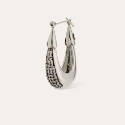 Boucles d'oreilles Ecume - Zircone