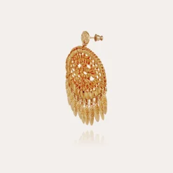 Boucles d'oreilles Fanfan raphia