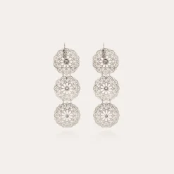 Boucles d'oreilles Flocon Triple mini