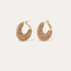 Boucles d'oreilles Izzia petit modèle - Osier