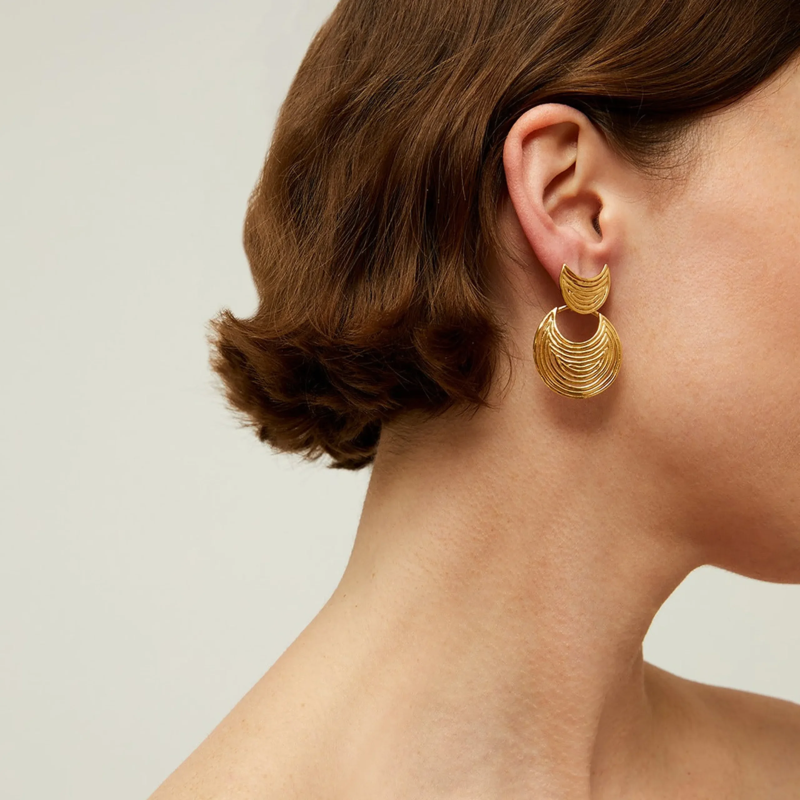 Boucles d'oreilles Luna Wave mini